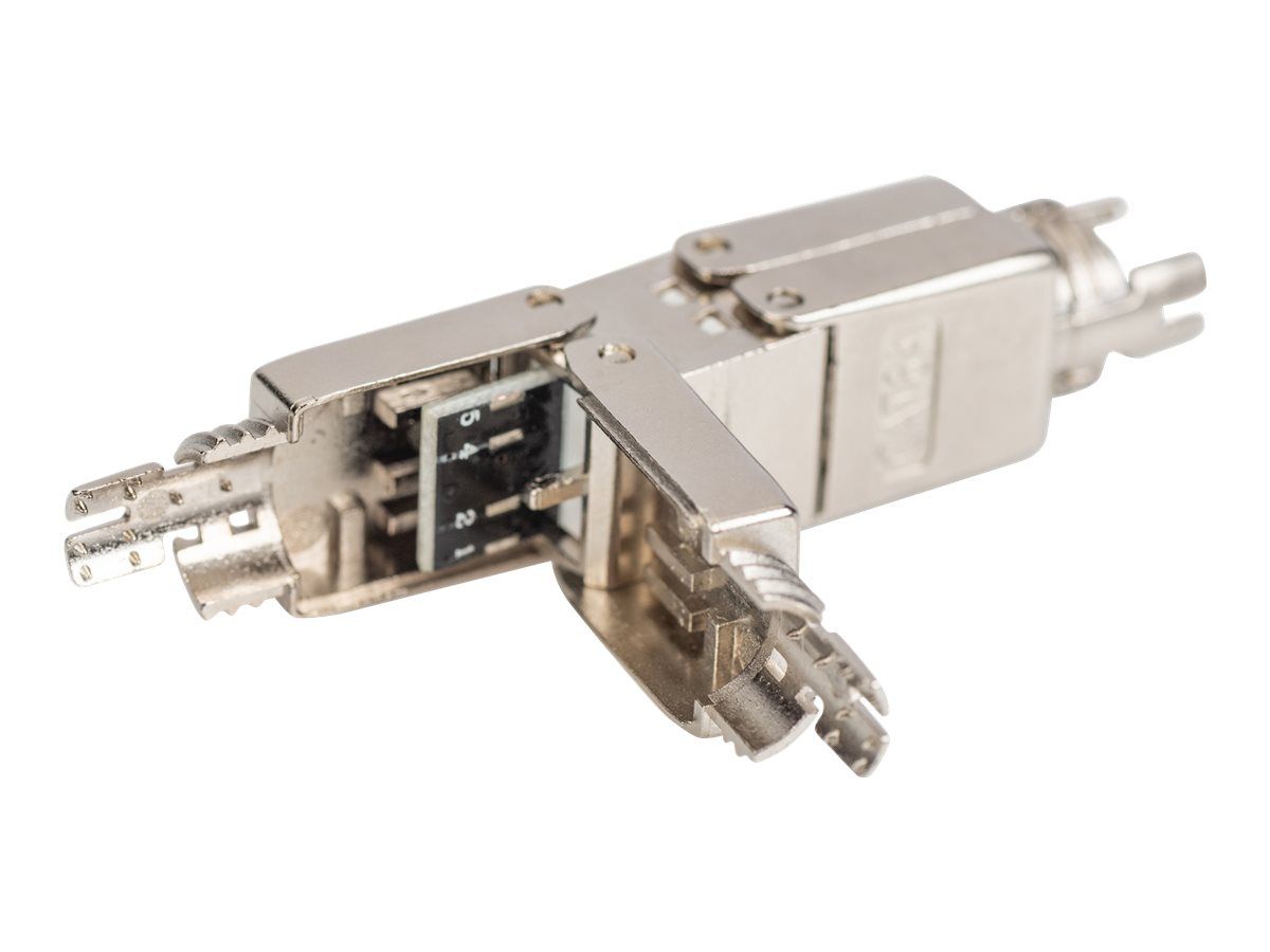 DIGITUS CAT 6A CAT-Verbinder (Kupplung für Feldanwendungen), 500 MHz