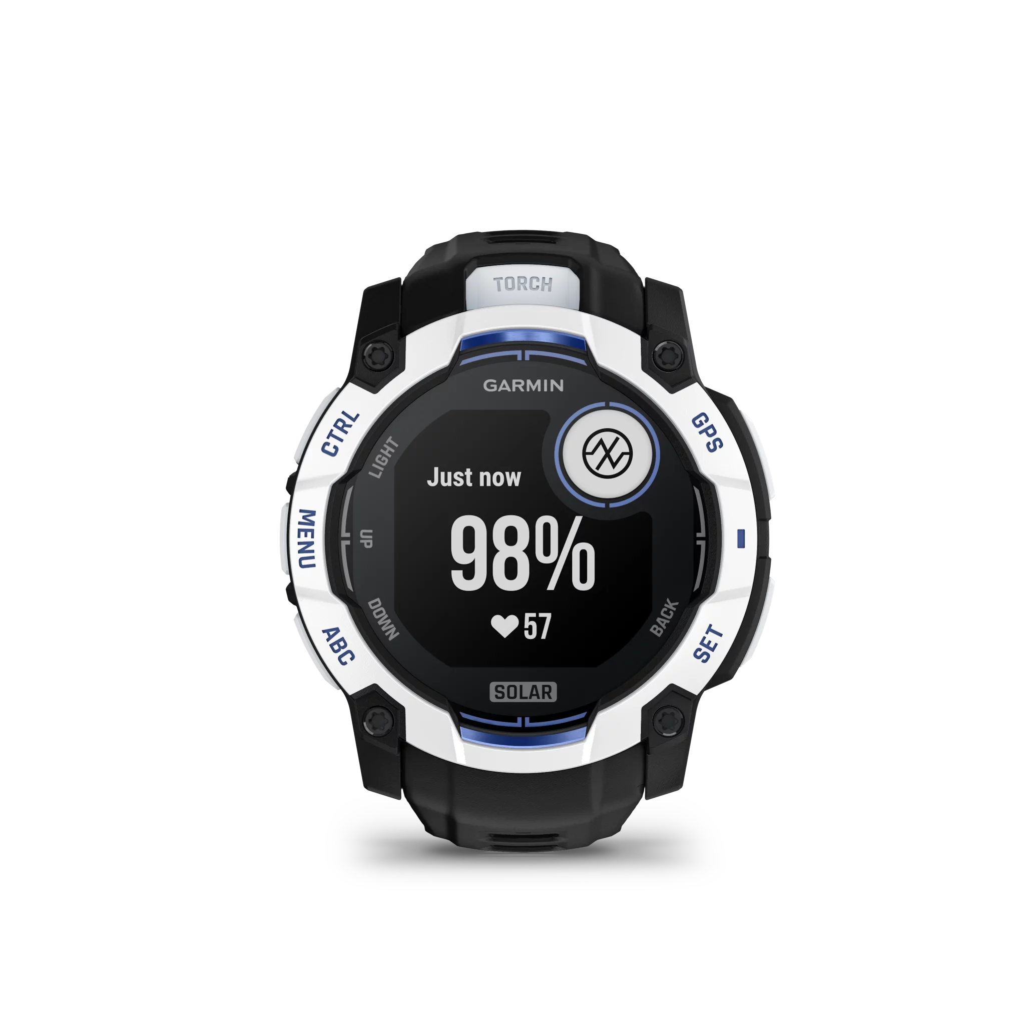Garmin Instinct 3,50mm,Solar,Whitestone mit Black Band,WW