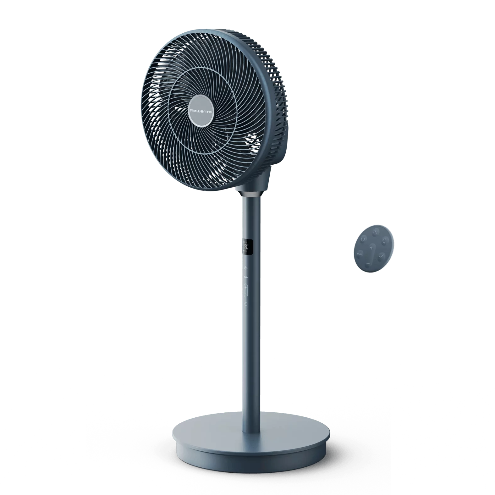 Rowenta QV5041 Standventilator Turbo Swift Silence - Blaugrau