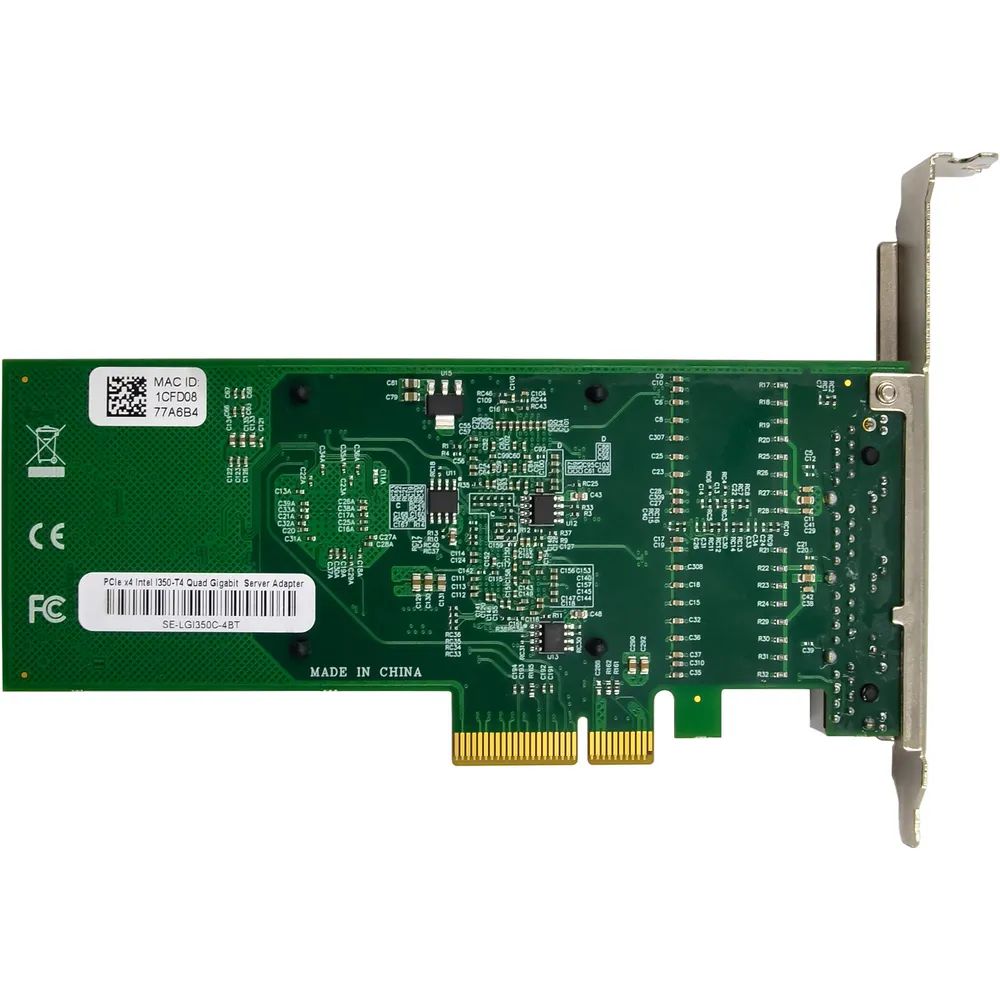 InLine Quad Gigabit Netzwerkkarte - 4x RJ45 1 Gb/s - PCIe x4