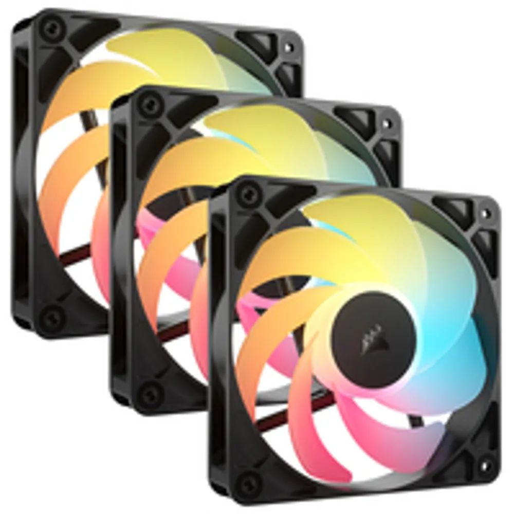 Corsair Lüfter 120*120*25 RS120-R ARGB PWM Triple Pack