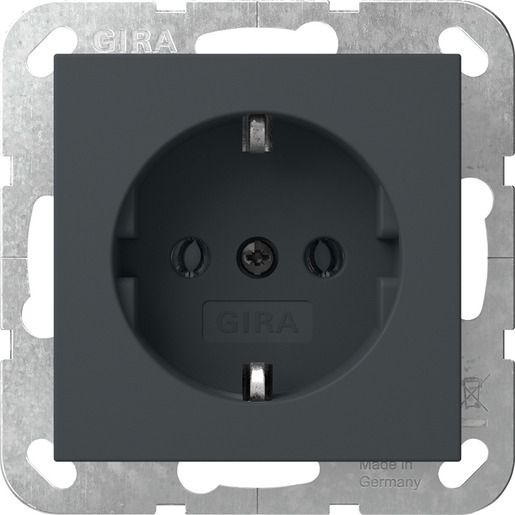 Gira SCHUKO SYSTEM 55 ANTHRAZIT / GIRA 418828 SYSTEM 55 418828
