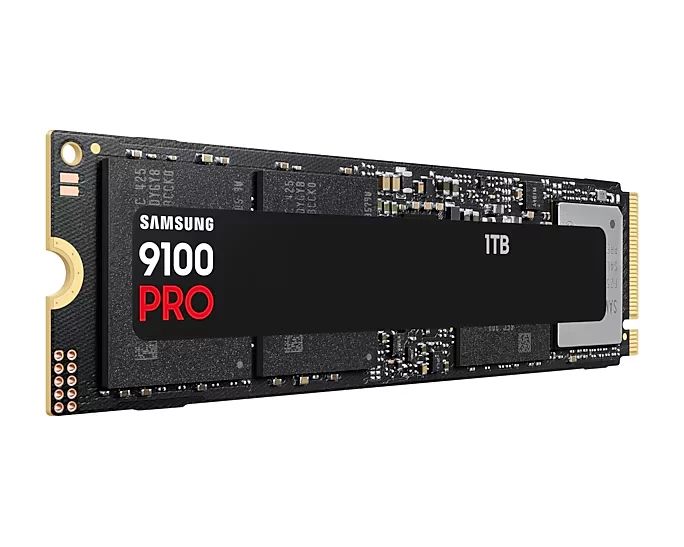 Samsung 9100 PRO MZ-VAP1T0 - SSD - verschlüsselt - 1 TB - intern - M.2 2280 - PCI Express 5.0 x4 (NVMe)