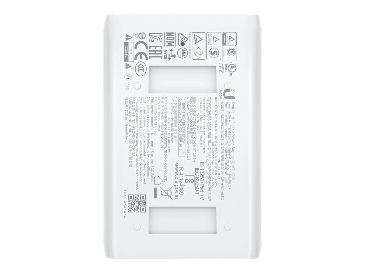 Ubiquiti Networks U-POE-AT - Power Injector - 30 Watt