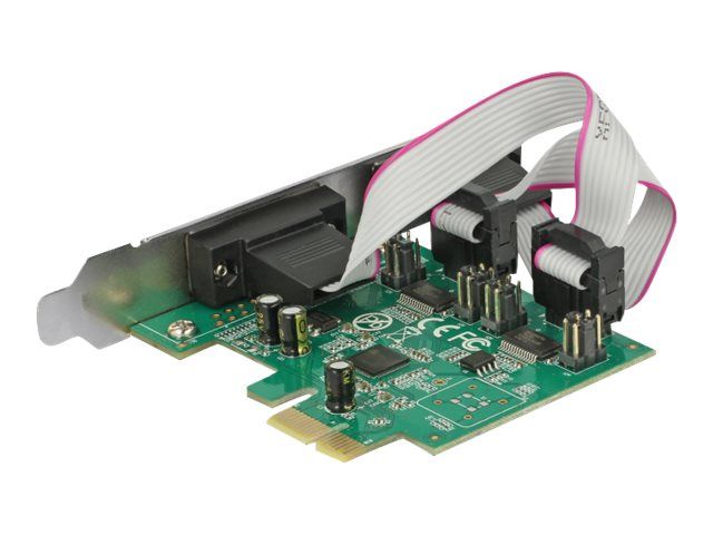 Delock PCI Express Card > 2 x Serial RS-232 High Speed 921K with Voltage supply