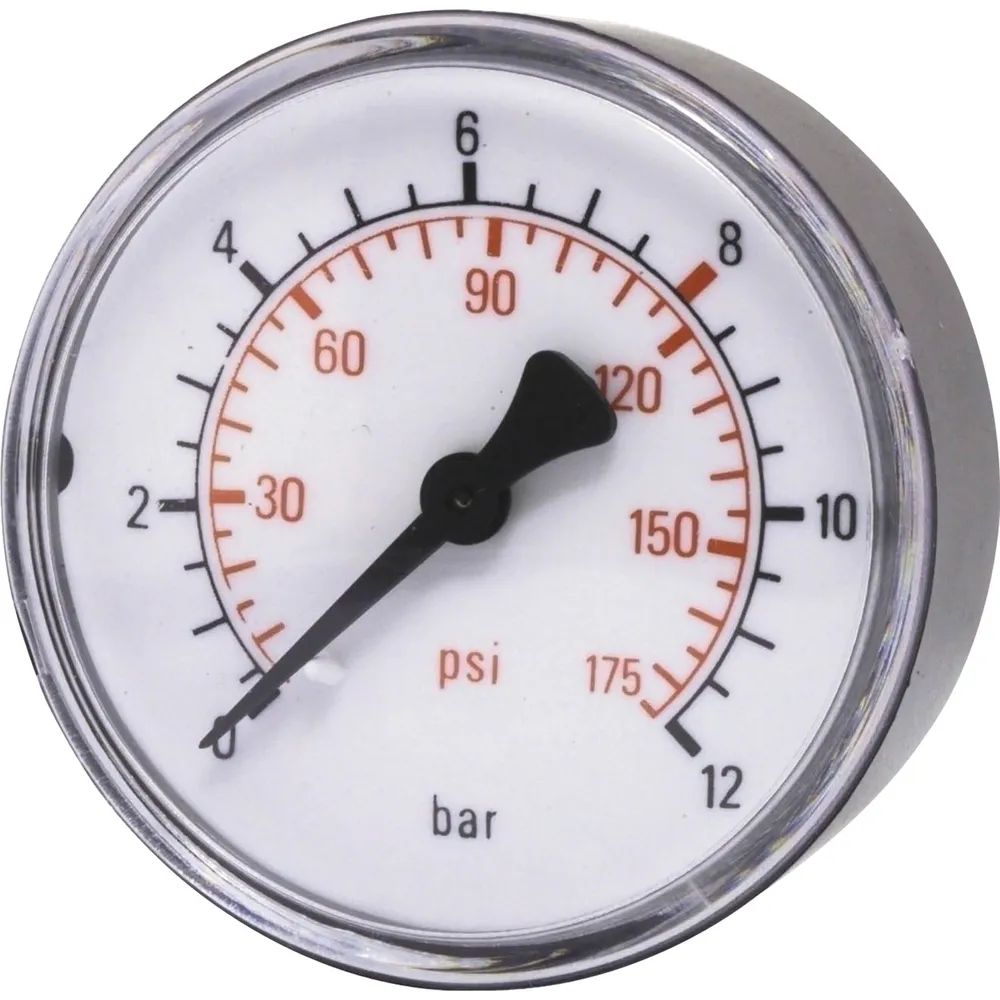 ELMAG Entwicklungs und Handels GmbH 23501 Werkzeuge ELMAG Druckluft Manometer 50 mm 0 - 10 bar mit Außengewinde hinten 1/8