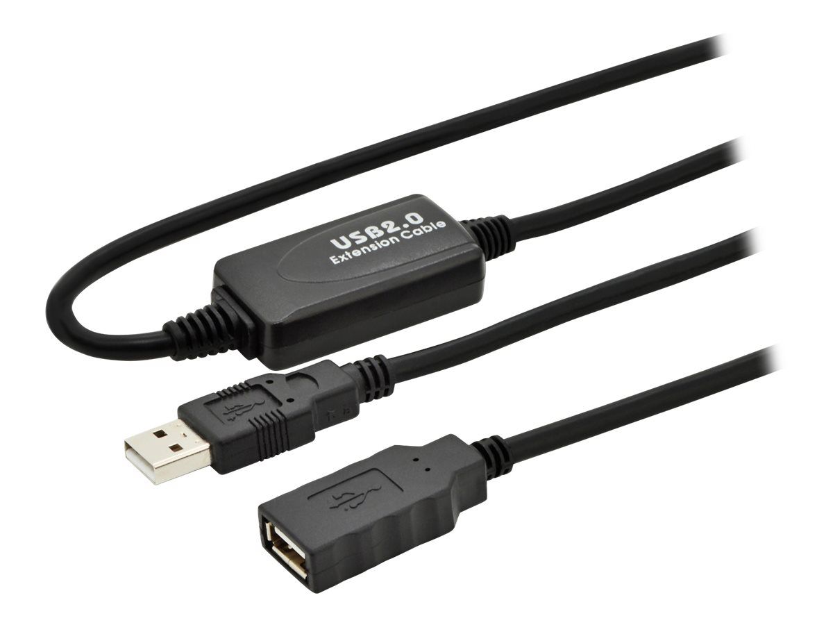 DIGITUS Aktives USB 2.0 Verlängerungskabel, 10m