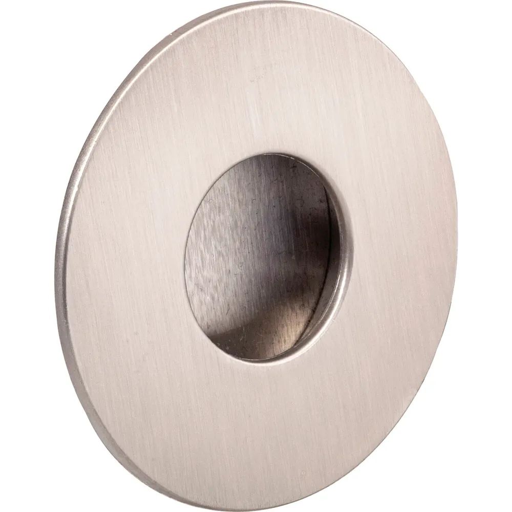 Estamp Muschelgriff Geometric rund ø 70 mm, ZN Edelstahl Effekt