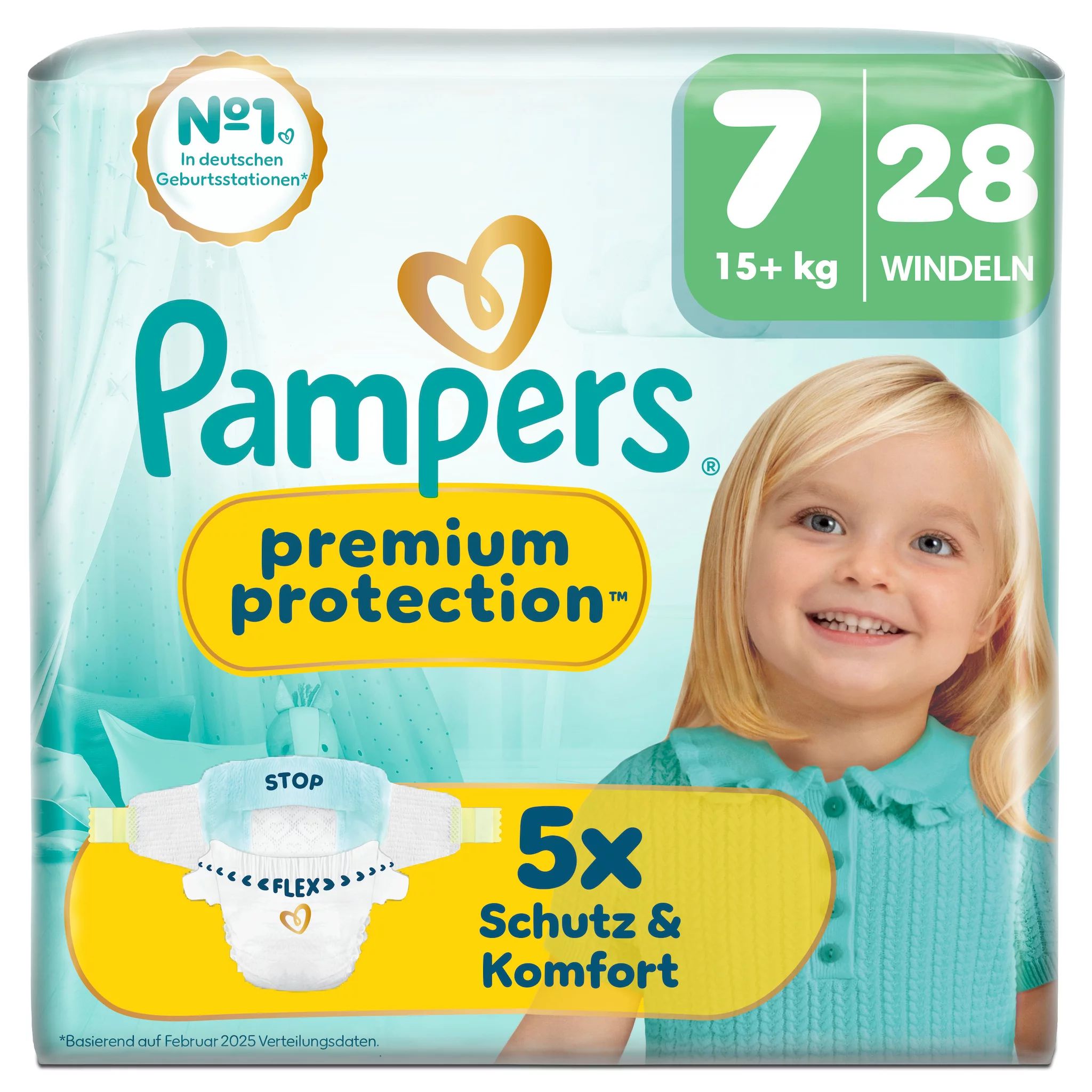 Pampers Premium Protection Gr.7 Extra Large 15+kg 