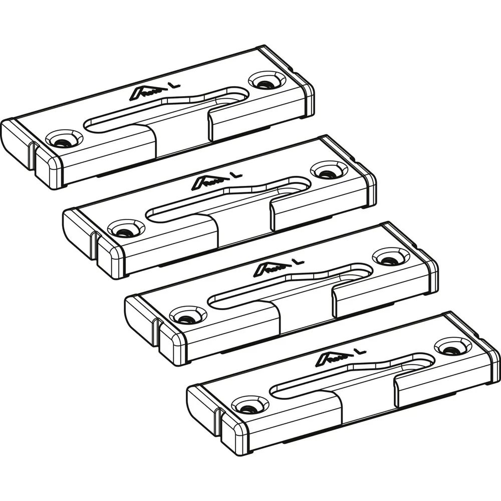 ROTO Patio Alversa Spaltlüftungsschließstück-Set Holz Eurofalz 30 mm 13V rechts