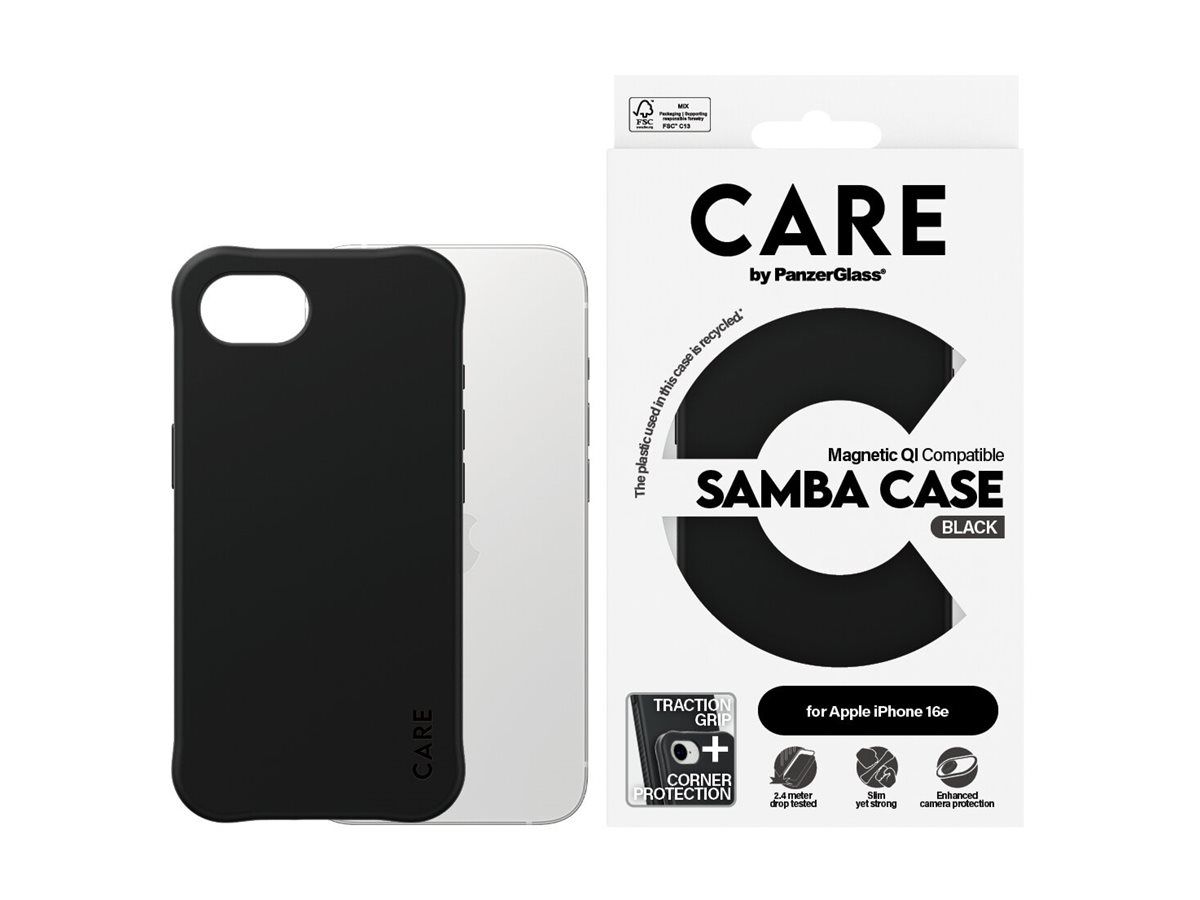 PanzerGlass CARE by PanzerGlass Samba - Hintere Abdeckung für Mobiltelefon - modisch - kompatibel mit MagSafe - Thermoplastisches Polyurethan (TPU)