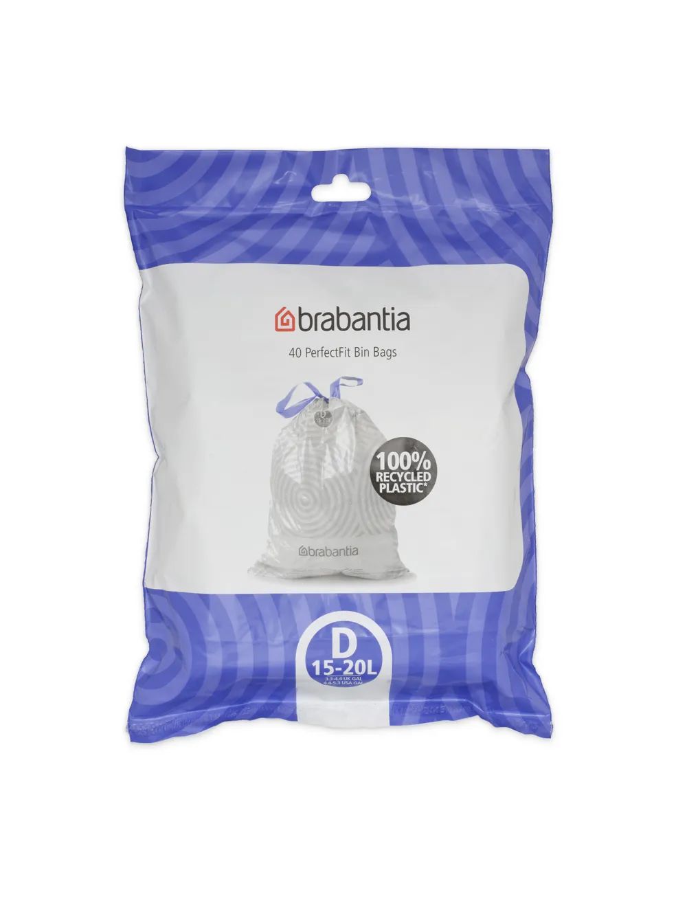 Brabantia PerfectFit Müllbeutel D, 15L - White