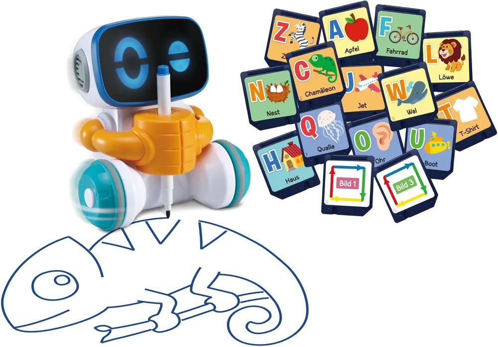 VTech Codi - der clevere Mal-Roboter - 4 Jahr(e) - Batterien erforderlich - AA - Mehrfarbig