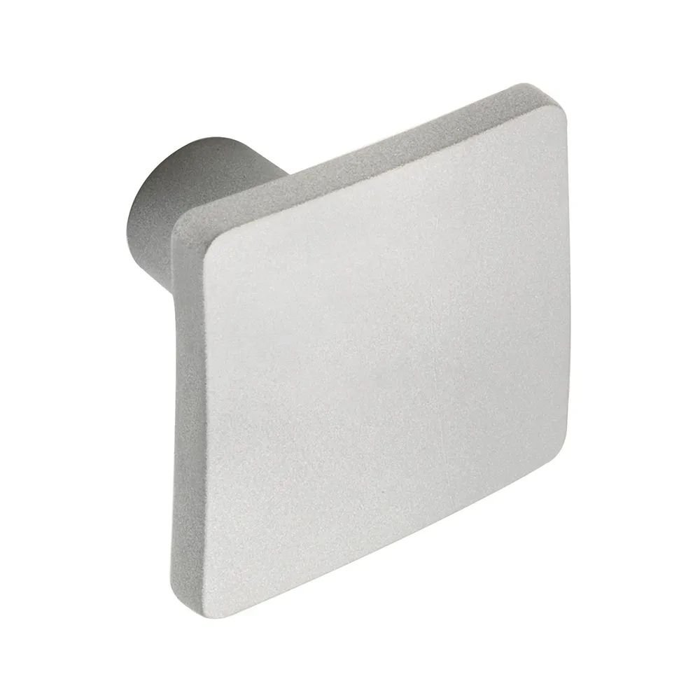 Estamp Knopf Lugus Breite 32 mm, Tiefe 24 mm, ZN alufarbig