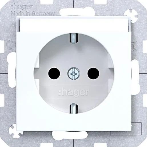 Hager SSD MIT ERH.BER.SCHUTZ BESCHR. / HAGERS WAS1201WG BERKER AX/ WAS1201WG