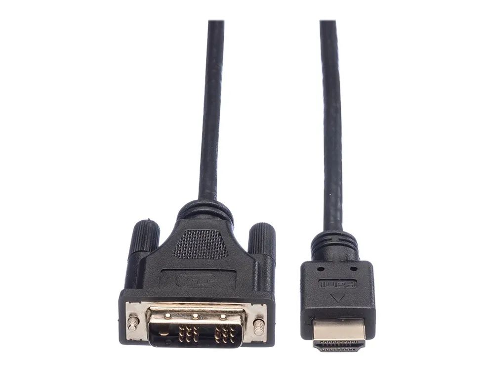 ROLINE Adapterkabel - DVI-D männlich zu HDMI männlich