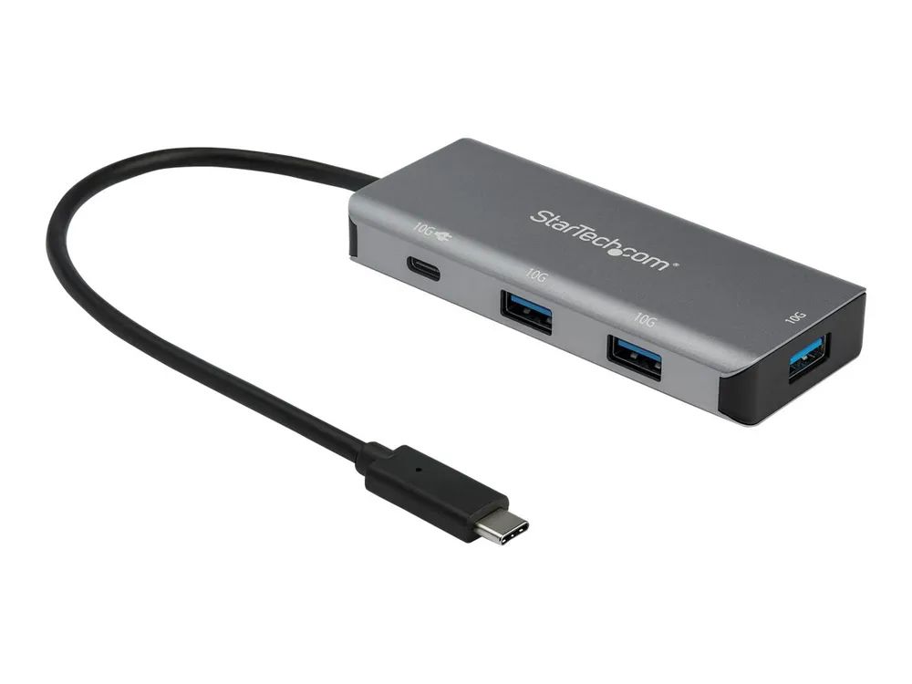 StarTech.com HB31C3A1CPD3 4-Port USB-C-Hub (mit Stromversorgung, 10 Gbit/s, 3 x USB-A- und 1x 25 cm USB-C Anschlusskabel)