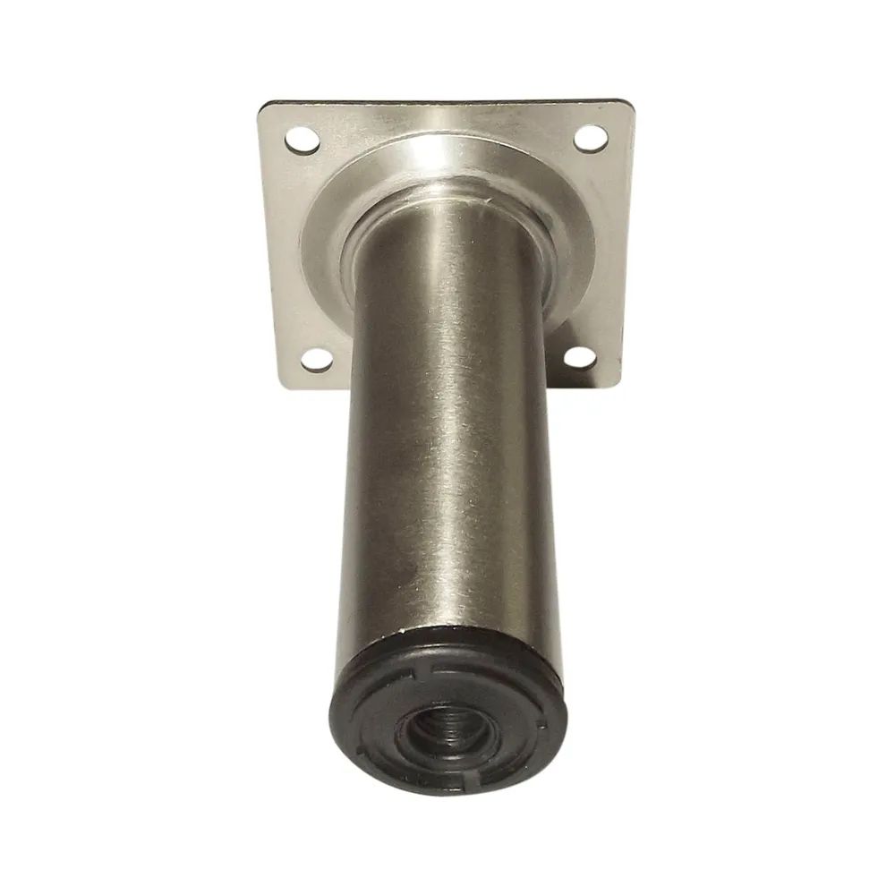 alfer® Austria GmbH  ELEMENT SYSTEM Möbelfuß Rundrohr ø 30 mm, Länge 200 mm, Stahl Edelstahl Effekt