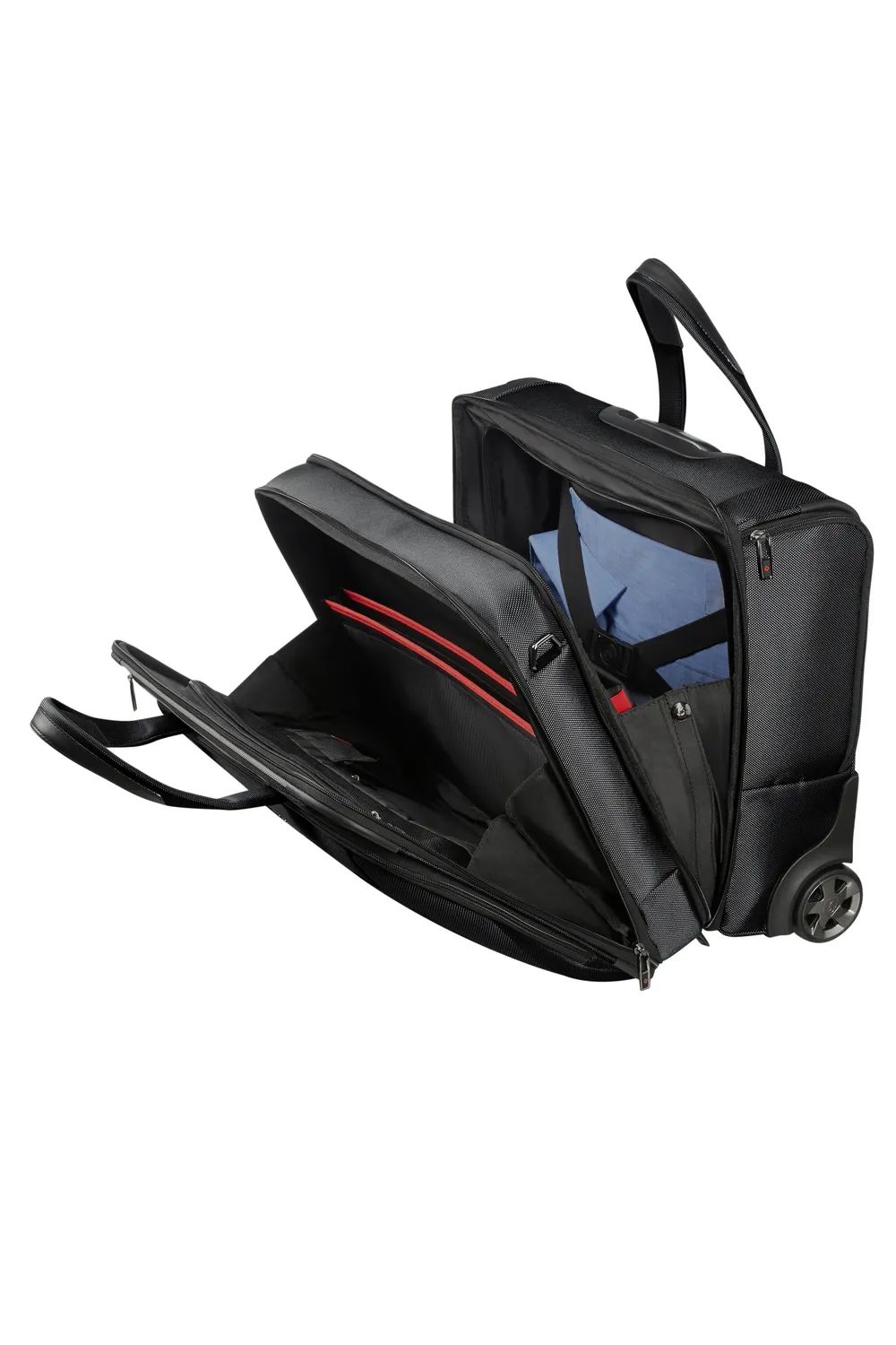 SAMSONITE PRO-DLX 5 ROLLING TOTE 15.6", BLACK