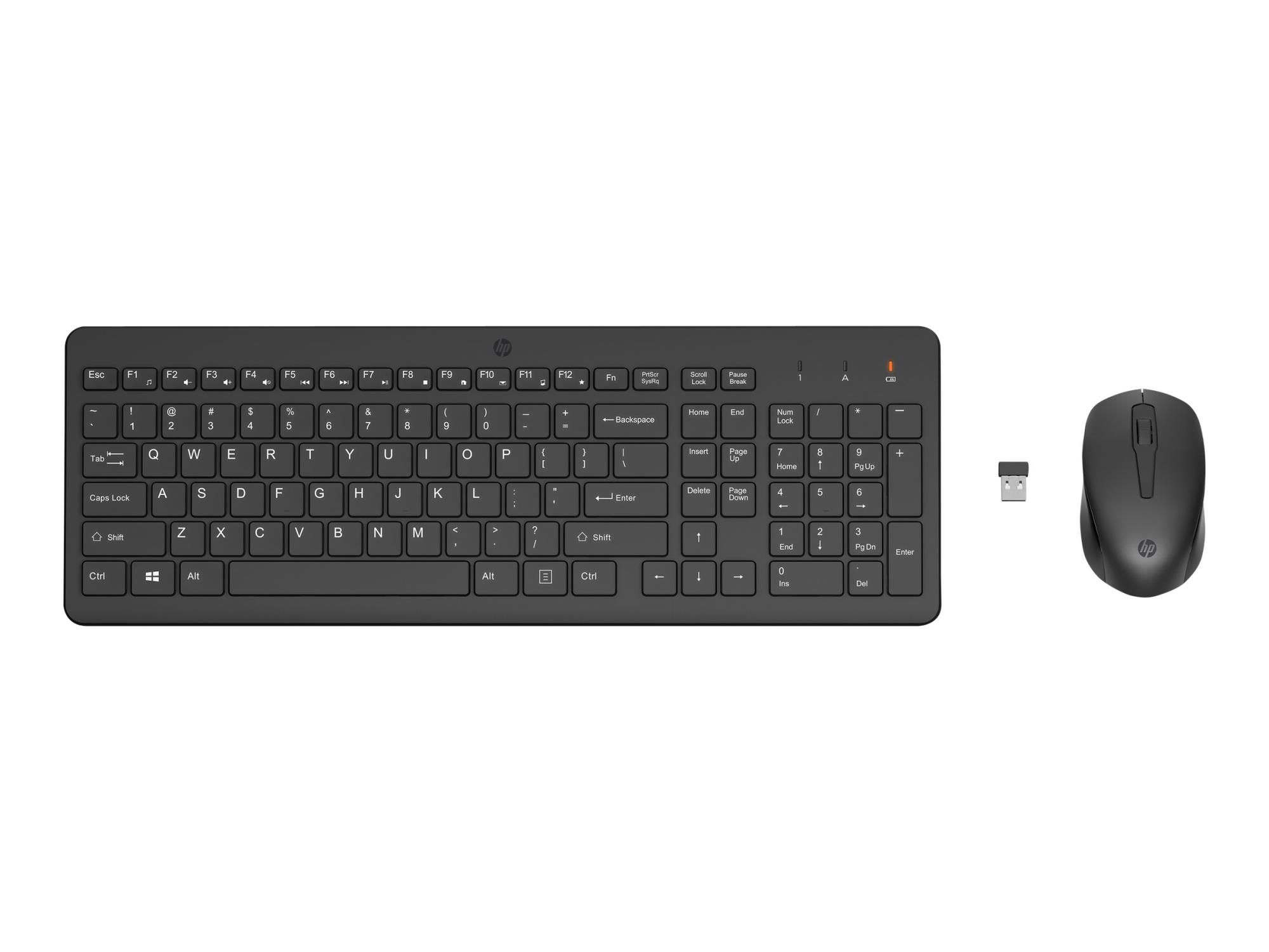 HP 330 - Tastatur-und-Maus-Set - kabellos - 2.4
