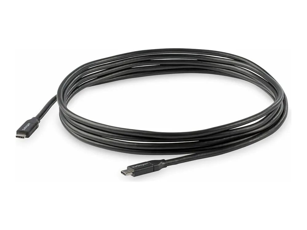 StarTech.com USB-C auf USB-C Kabel mit 5A Power Delivery - St/St - 3m - USB 2.0 - USB-IF zertifiziert - USB Typ C Kabel - USB-Kabel - 24 pin USB-C (M)