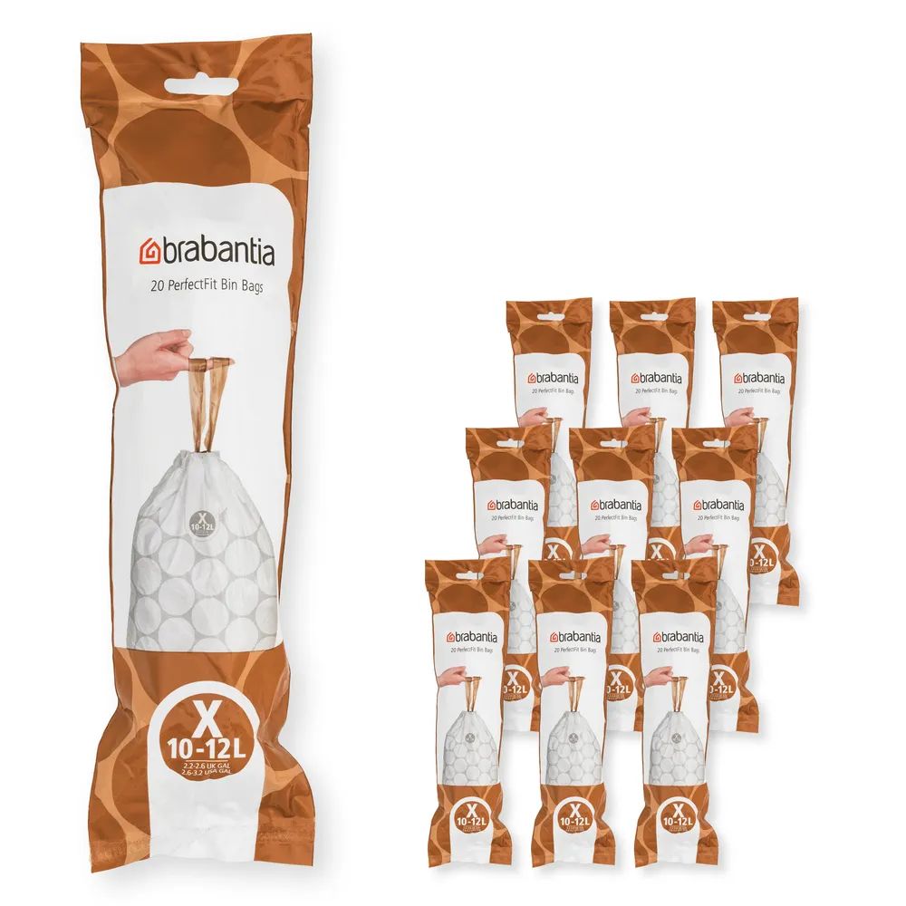 Brabantia PerfectFit Müllbeutel X, 10-12L - White