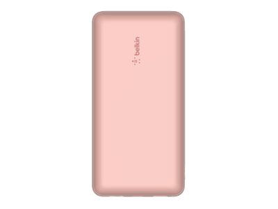 Belkin BoostCharge - Powerbank - 20000 mAh - 15 Watt - 3 A - 3 Ausgabeanschlussstellen (24 pin USB-C, 2 x USB)