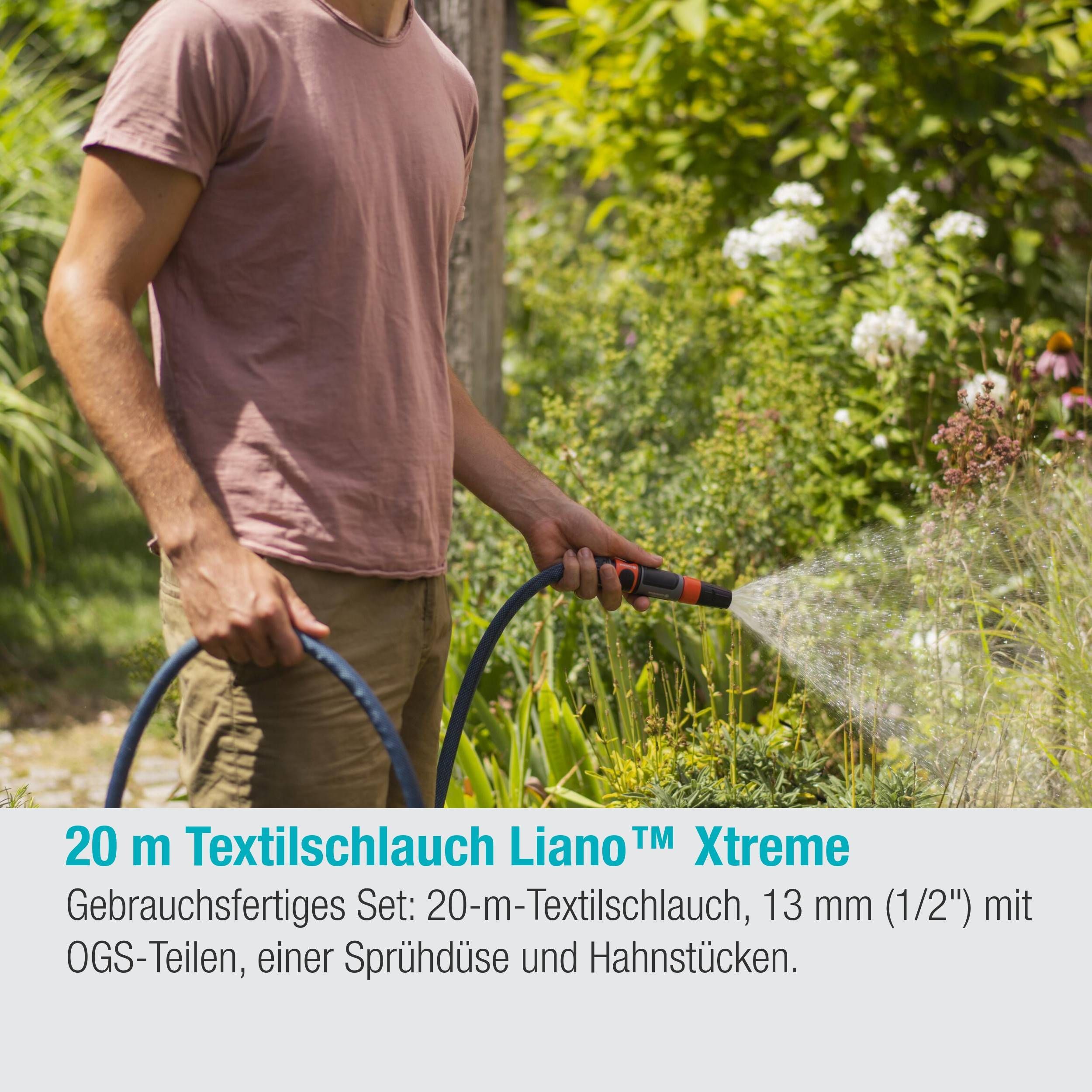 Gardena Liano™ Xtreme 1/2", 20 m Set