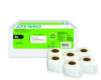 Dymo Papier - permanenter Klebstoff - weiß - 25 x 54 mm 3000 Etikett(en) (6 Rolle(n)