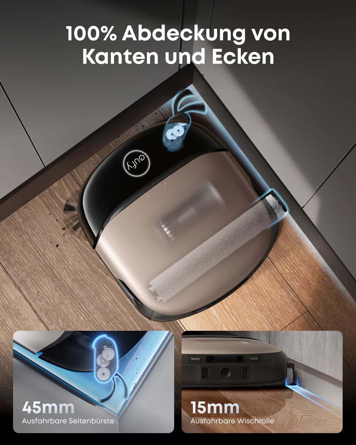 eufy Saug- und Wischroboter HydroJet S2