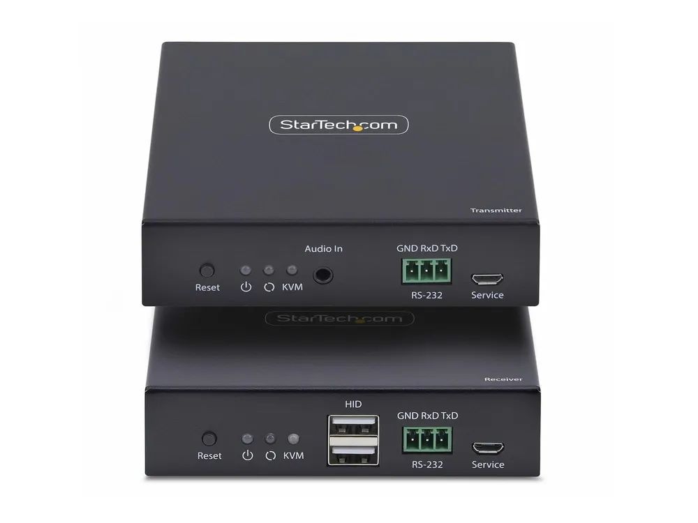 StarTech.com HDMI KVM Extender Over IP Network, 4K 60Hz, Driverless