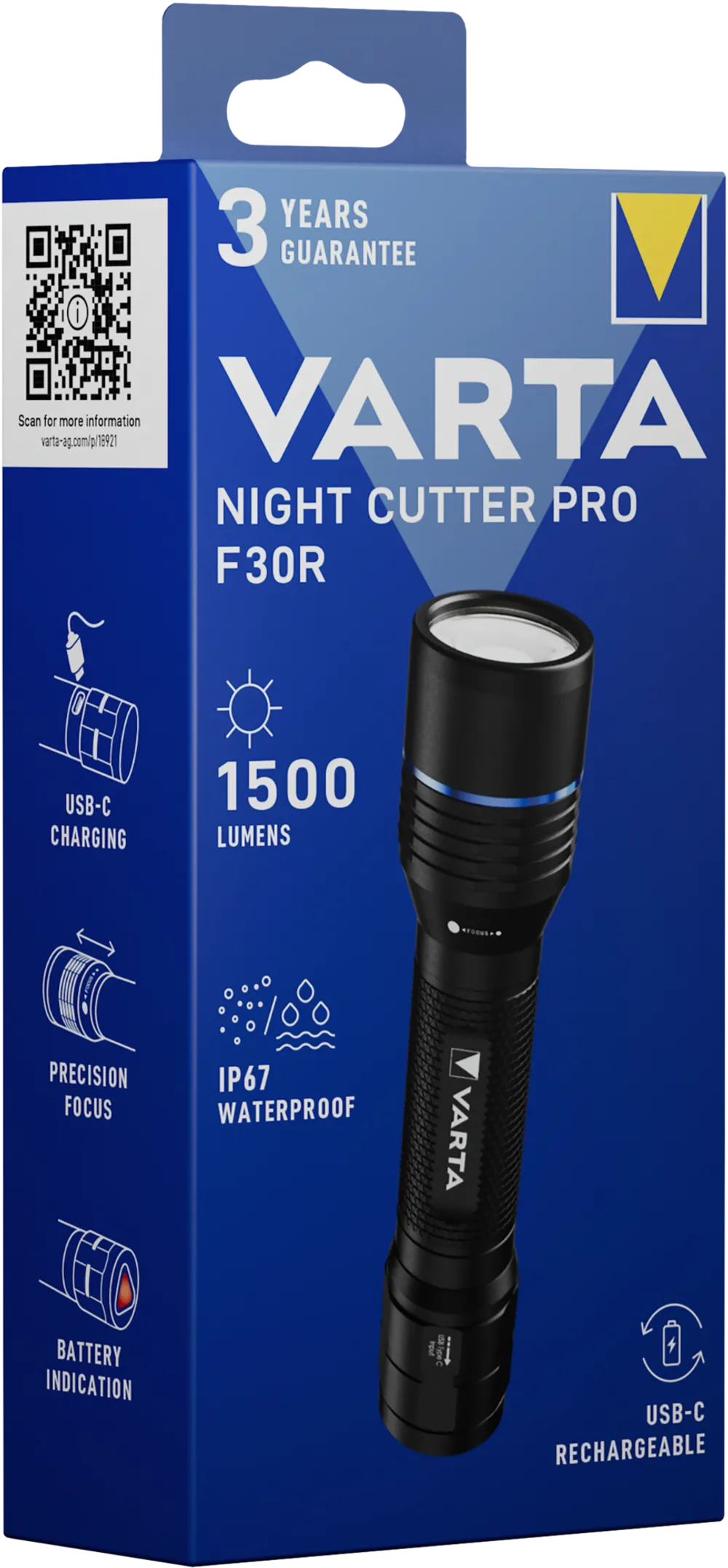 VARTA Night Cutter Pro F30R mit Akku