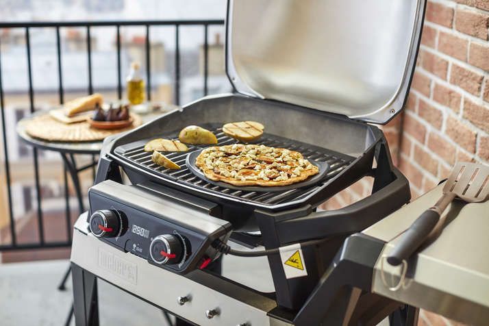Weber Pizzastein rund Ø 26 cm, schwarz