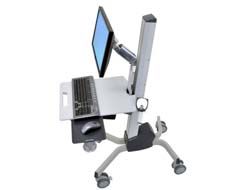 Ergotron Neo-Flex - Wagen - Constant Force-Höhenverstellung - für LCD-Display / PC-Ausrüstung - Aluminium, hochwertiger Kunststoff, verzinker Stahl - Zweistufiges Grau - Bildschirmgröße: bis zu 68,6 cm (bis zu 27 Zoll)