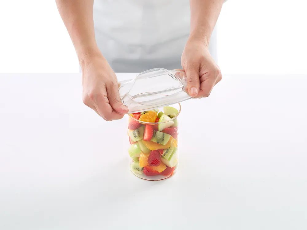 Lékué Wiederverwendbarer Silikondeckel, 15 cm - Transparent