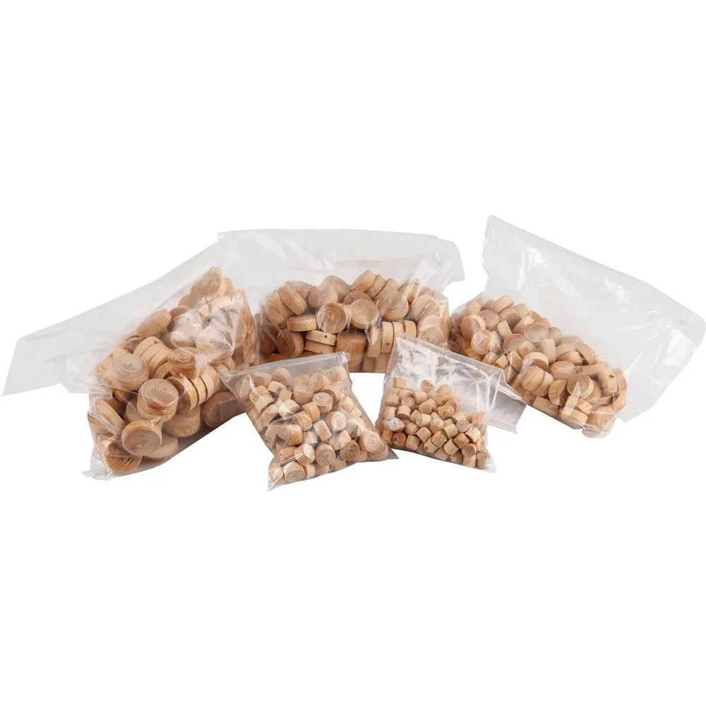 JOWE Astdübel Set, 50 Stück ø 10 mm, 50 ø 30, 100 ø 25, 150 ø 15, 150 ø 20
