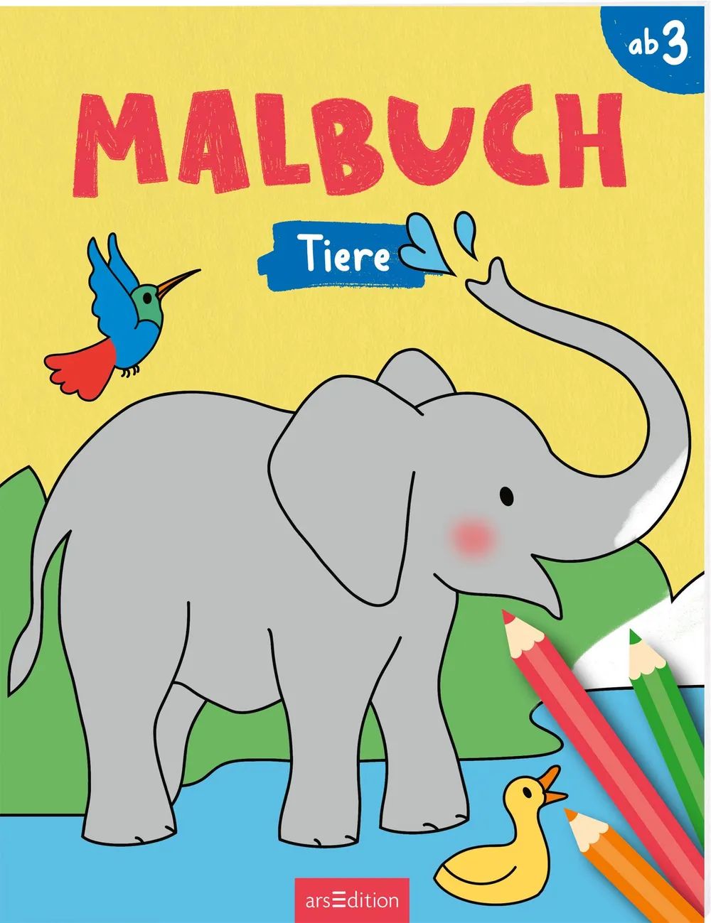 Ars Edition GmbH Malbuch Tiere