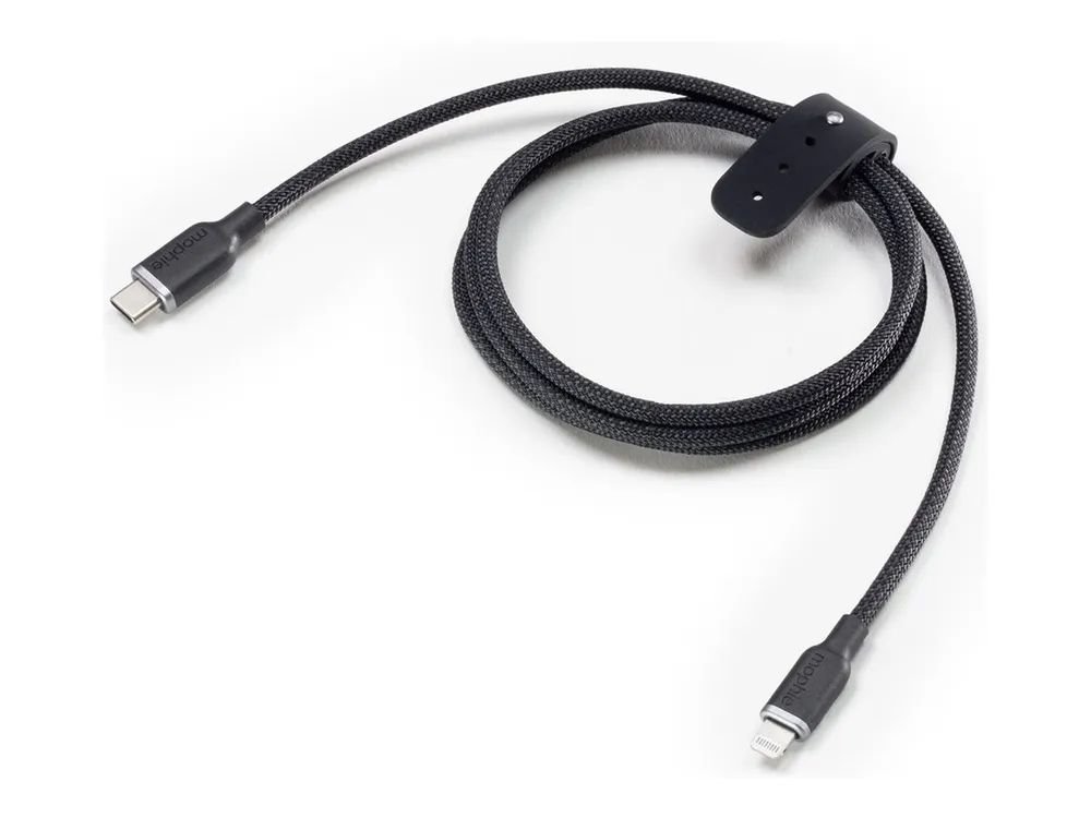 ZAGG mophie charge stream - Lightning-Kabel - 24 pin USB-C männlich zu Lightning männlich - 2 m - Schwarz - USB-Stromversorgung (30 W)