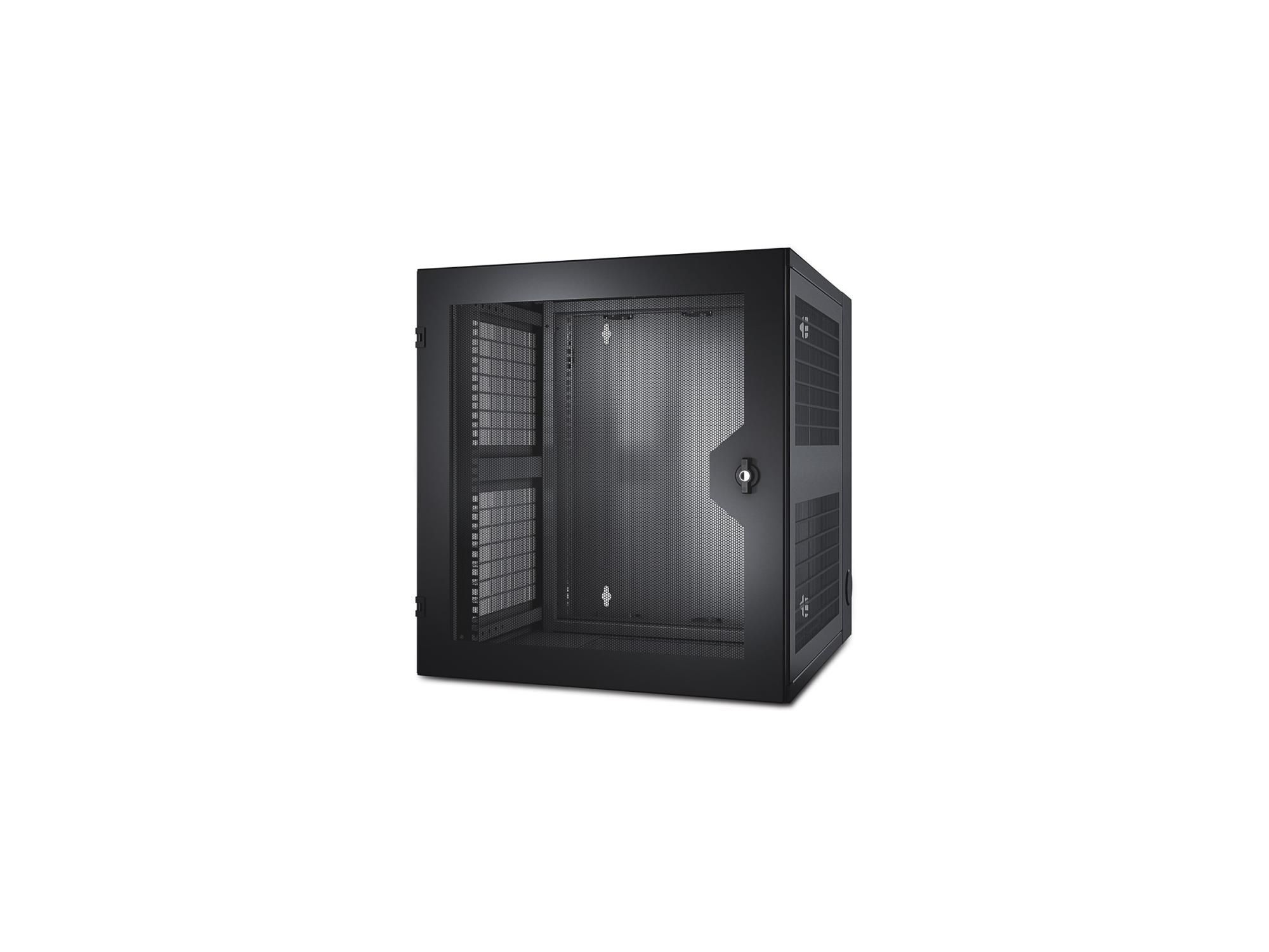 APC NetShelter WX - Schrank - geeignet für Wandmontage - Schwarz - 13U - 48.3 cm (19")