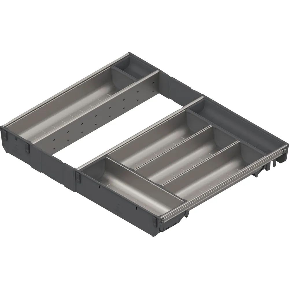 BLUM ORGA-LINE Schalen-Set KB 600/NL 450 mm Edelstahl/Kunststoff
