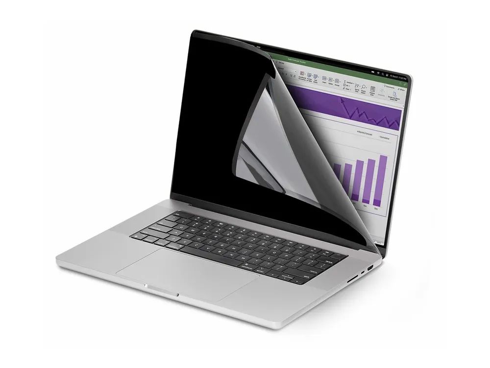 StarTech.com 14-inch MacBook Pro 21/23 Laptop Privacy Screen, Removable and Reversible Anti-Glare Privacy Filter, Magnetic Laptop Screen Protector with +/- 30 Deg. Viewing Angle - 51% Blue Light Reduction (142MM-PRIVACY-SCREEN)