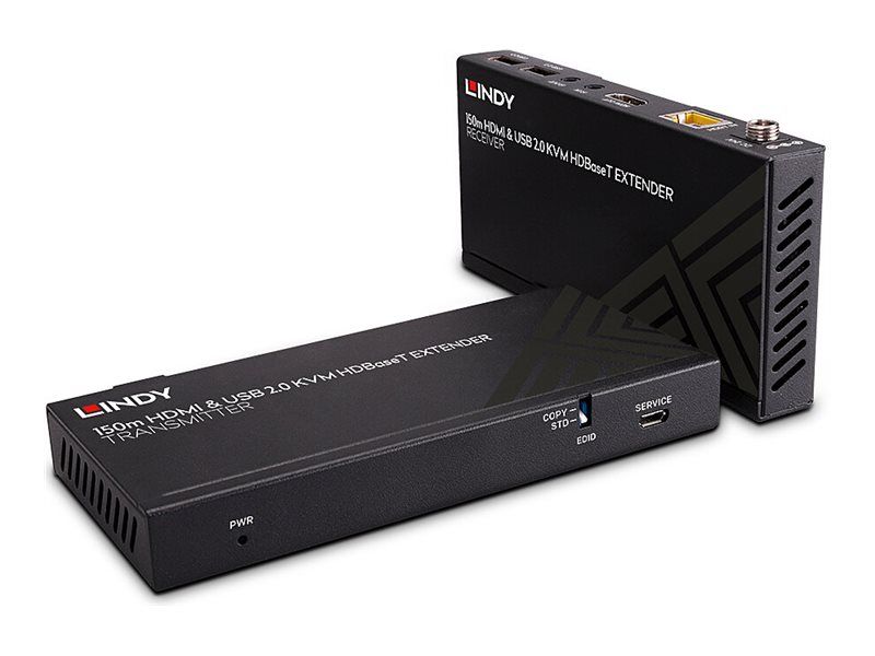 Lindy Sender und Empfänger - KVM / Audio / USB / Infrarot / Netzwerk-Extender