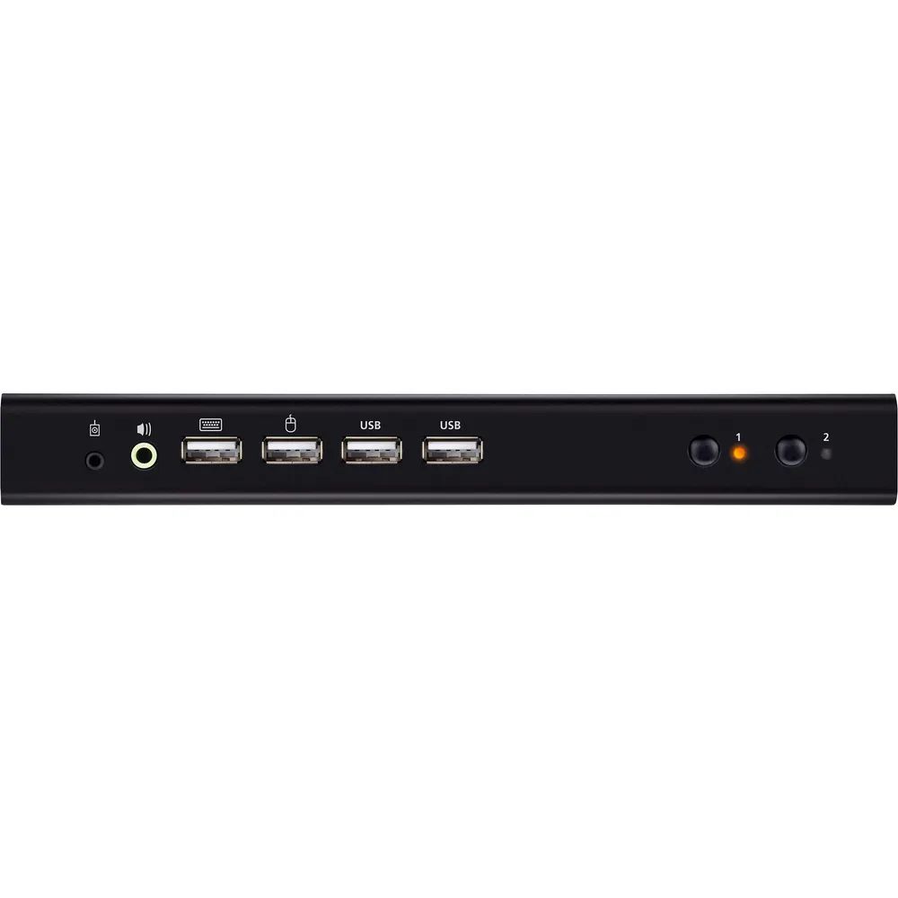 ATEN USB 4K HDMI Dual-Display KVMP Switch - KVM-Umschalter - 2-Port
