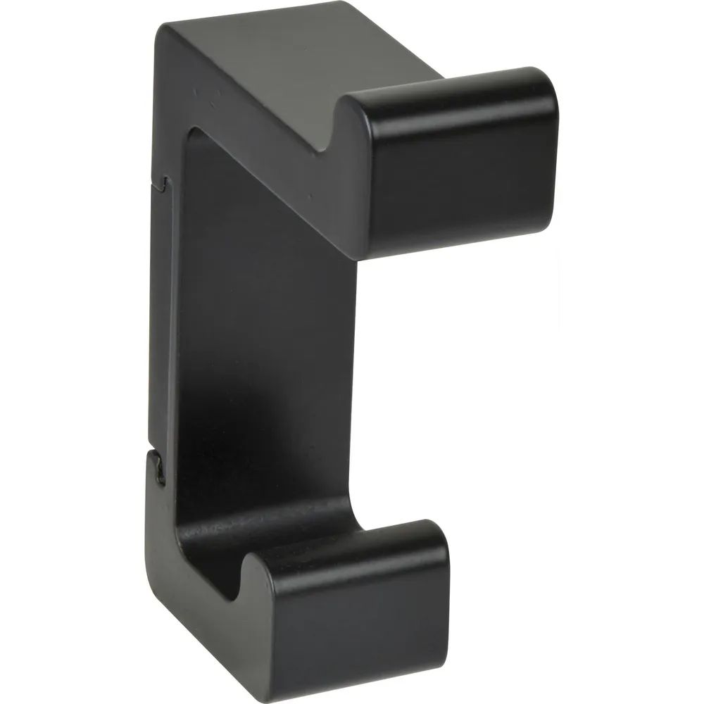 Technik Team Mantelhaken Bodon Höhe 90 mm, Zinkdruckguss schwarz matt