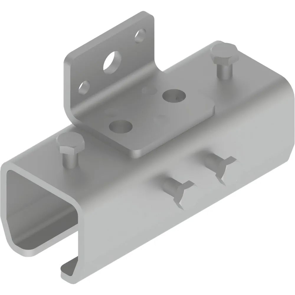Helm Kombinationsmuffe/Verbindungsmuffe HELM 403 für Wandmontage, Stahl verzinkt
