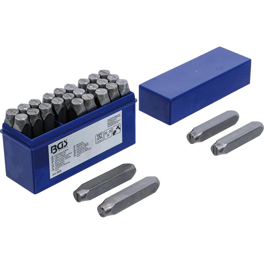 BGS Schlagbuchstaben-Satz Standard 10 mm