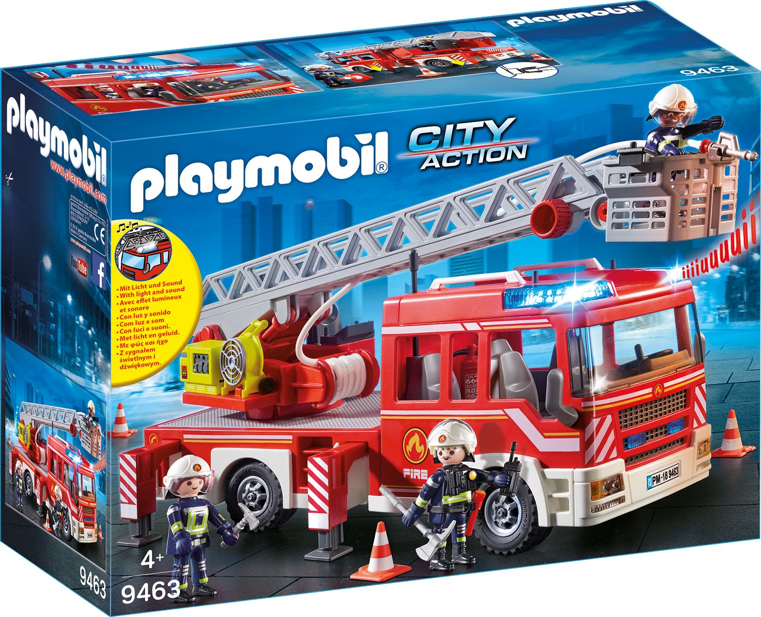 Playmobil Feuerwehr-Leiterfahrzeug