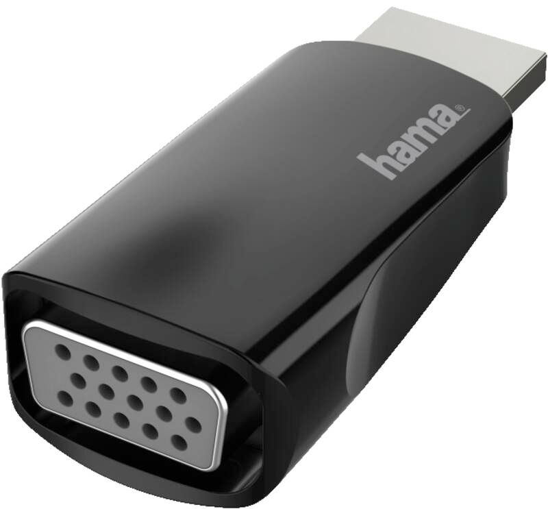 Hama 200344 HDMI-Adapter auf VGA, Full-HD 1080p