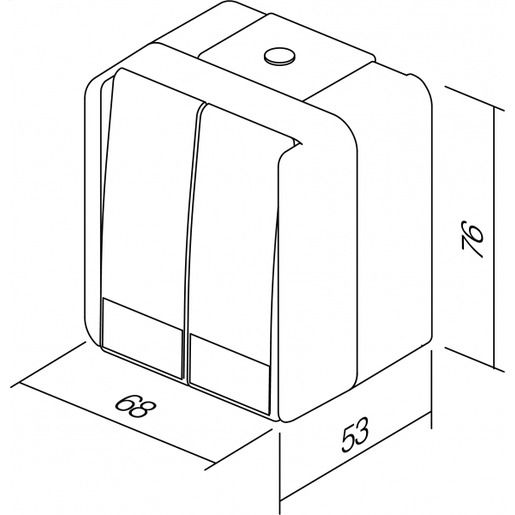 TEM SCHALTER STE SE 10A GY / TEMCAT SF50GY-U IP44 SF50GY-U