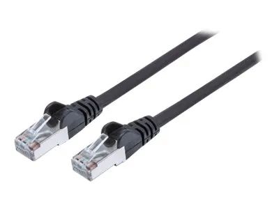 Intellinet Network Patch Cable, Cat6, 20m, Black, Copper, S/FTP, LSOH / LSZH, PVC, RJ45, Gold Plated Contacts, Snagless, Booted, Lifetime Warranty, Polybag - Patch-Kabel - RJ-45 (M)